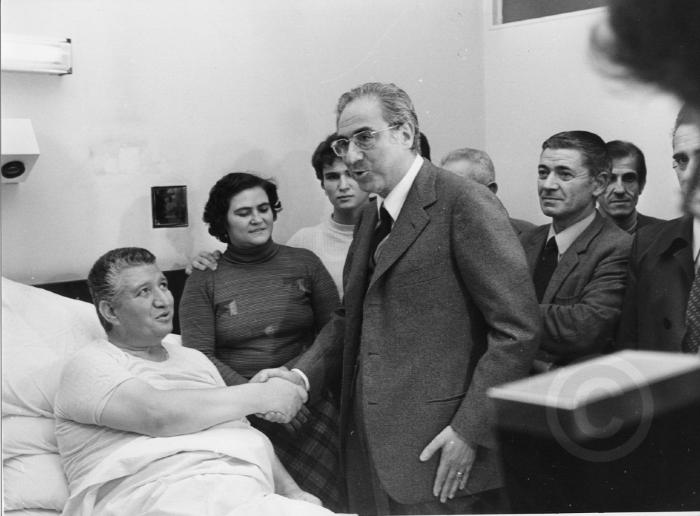 Photo Vintage Politique Francesco Cossiga 1978 - Tirage Argentique 20x30 Cm, Agence Farabola, Originale
