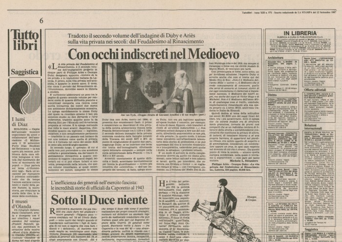 Con occhi indiscreti nel Medioevo